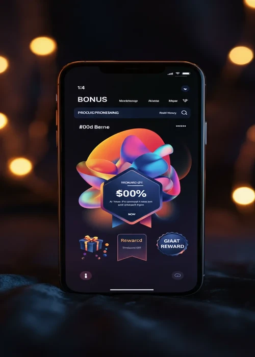 Grafische Darstellung des Oshi Casino Bonusangebots mit Freispielen und zusätzlichem Guthaben für Neukunden